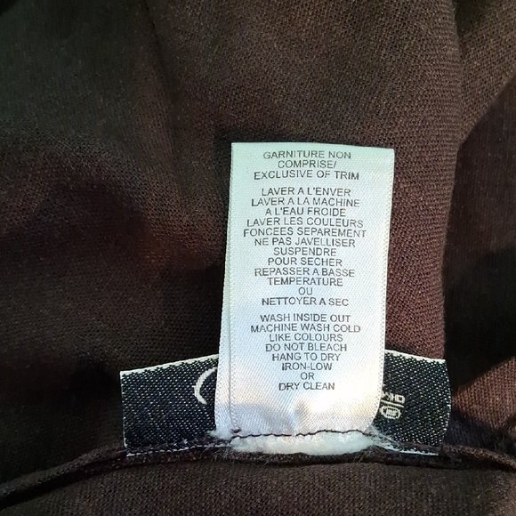 Jessica LINEN blend Chocolate Maxi Skirt with Embroidered Accents 5022 - Picture 7 of 7